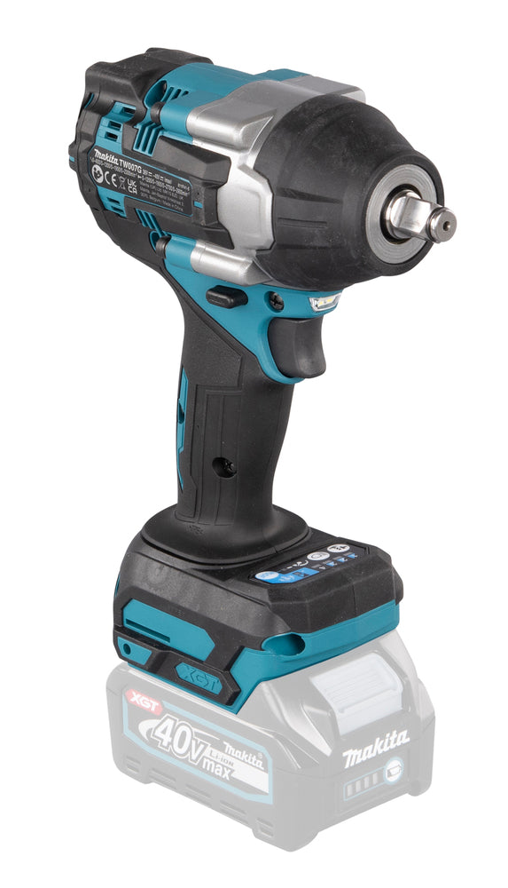 Makita Akku-Schlagschrauber 40V max – 760 Nm, Auto-Stopp, XPT-Schutz & Doppel-LED - TW007GZ