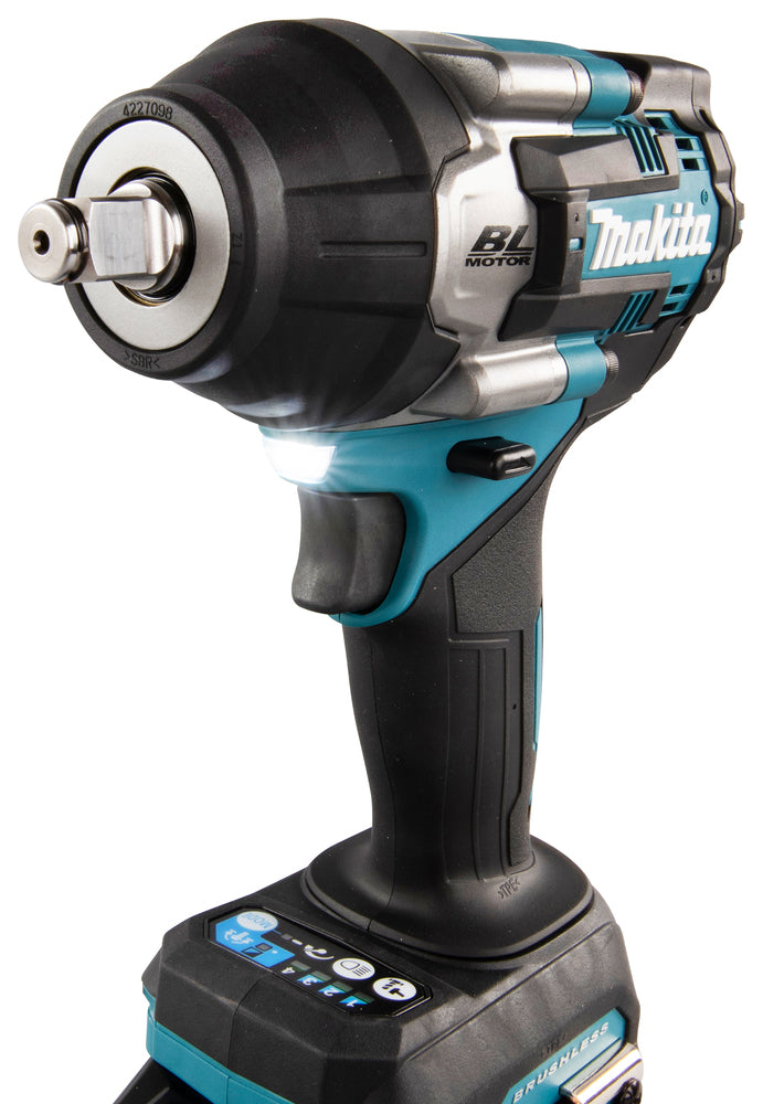 Makita Akku-Schlagschrauber 40V max – 760 Nm, bürstenlos, Auto-Stopp & LED-Nachglimmfunktion - TW007GM201