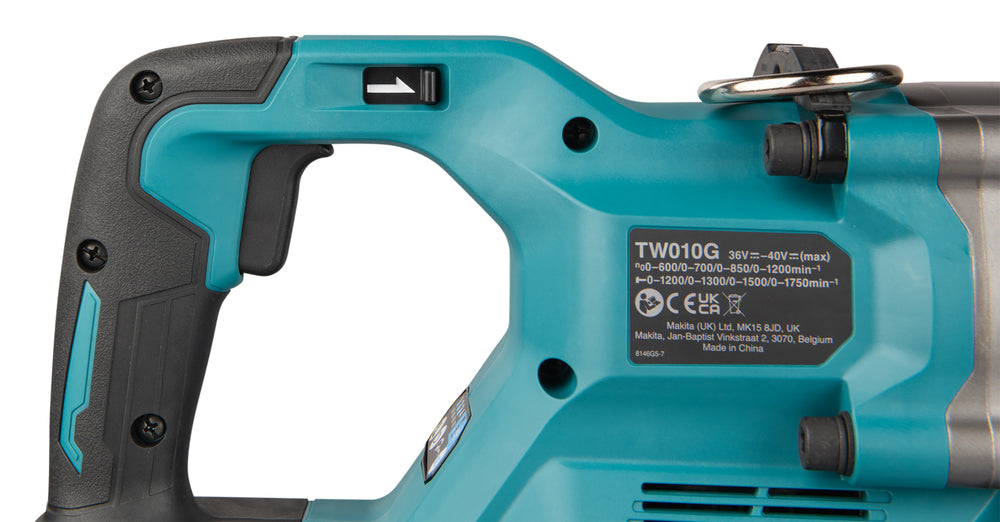 Makita Akku-Schlagschrauber – 4-stufige Schlagkrafteinstellung, 360° Seitengriff & Auto-Stopp - TW010GZ