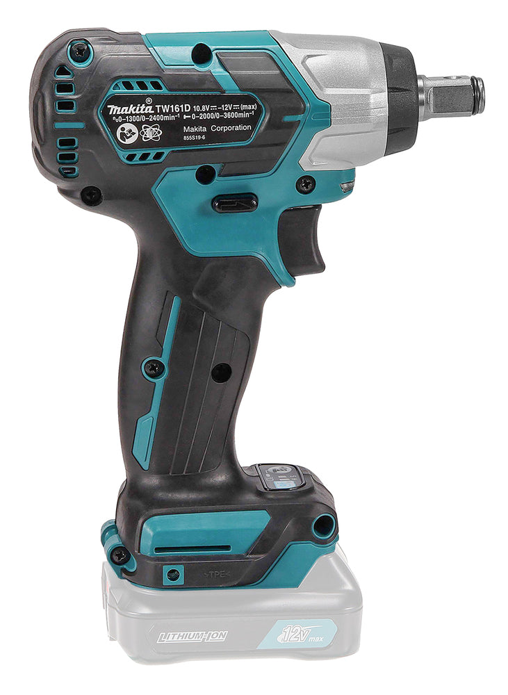 Makita Akku-Schlagschrauber 12V max – kompakt, 165 Nm, 1/2" Aufnahme & LED - TW161DZ