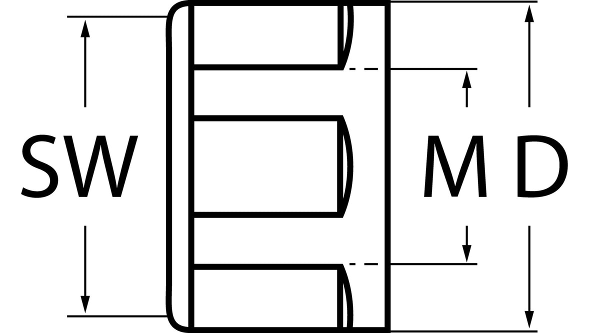 Spannmutter ER 16 D.28 SW 25mm mit Exzenterring für Spannzangenfutter ER von TECWERK