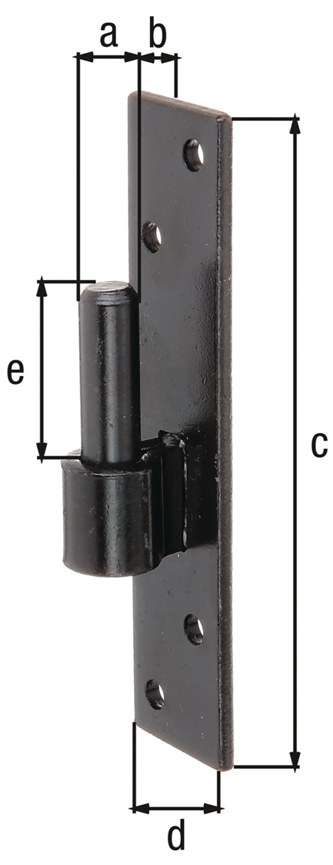 GAH Kloben zum Schrauben 16x13 mm kataphoretischer schwarzer Tauchlack