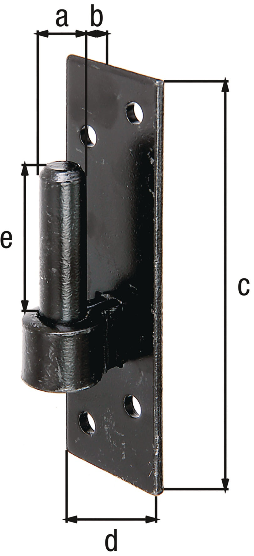 GAH Kloben zum Schrauben 16x13 mm kataphoretischer schwarzer Tauchlack