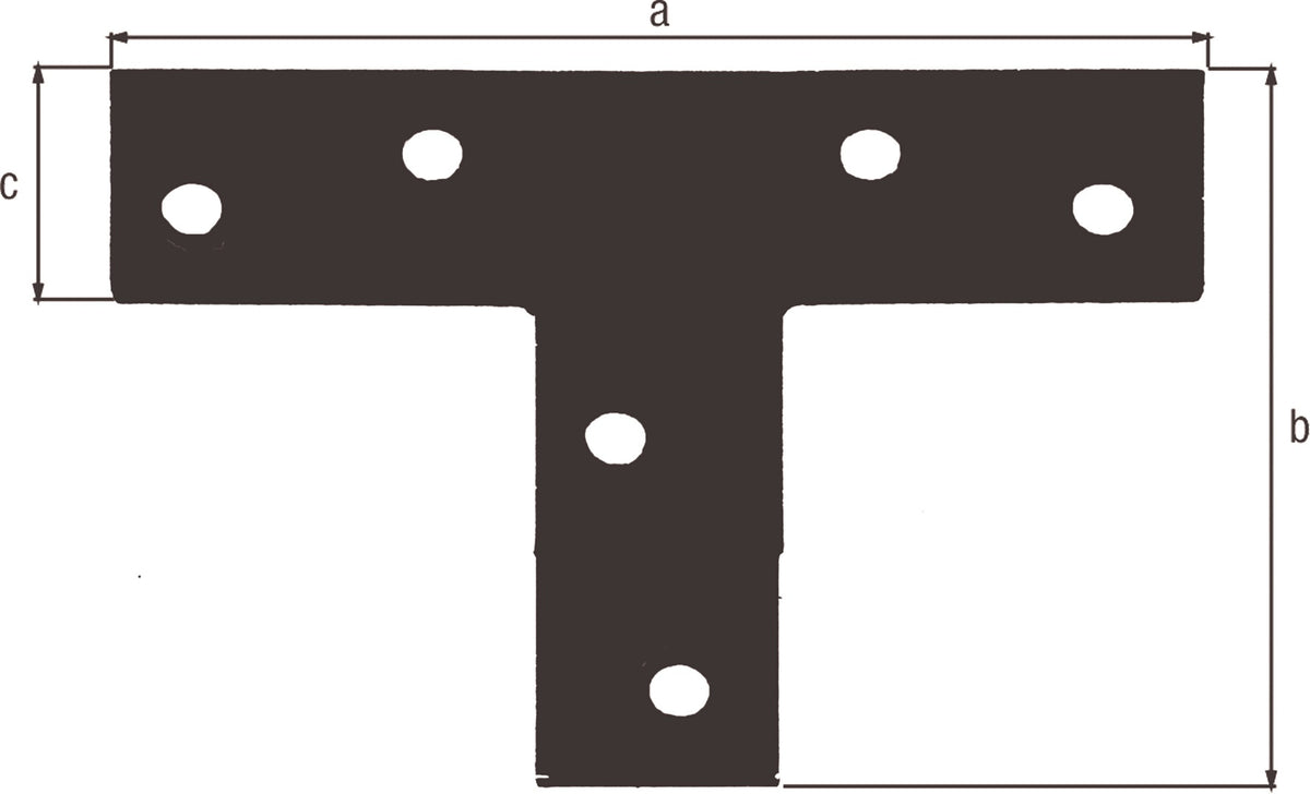 GAH Flachverbinder L 70 mm B 16 mm Stahl schwarz kunststoffbeschichtet – 50 Stück