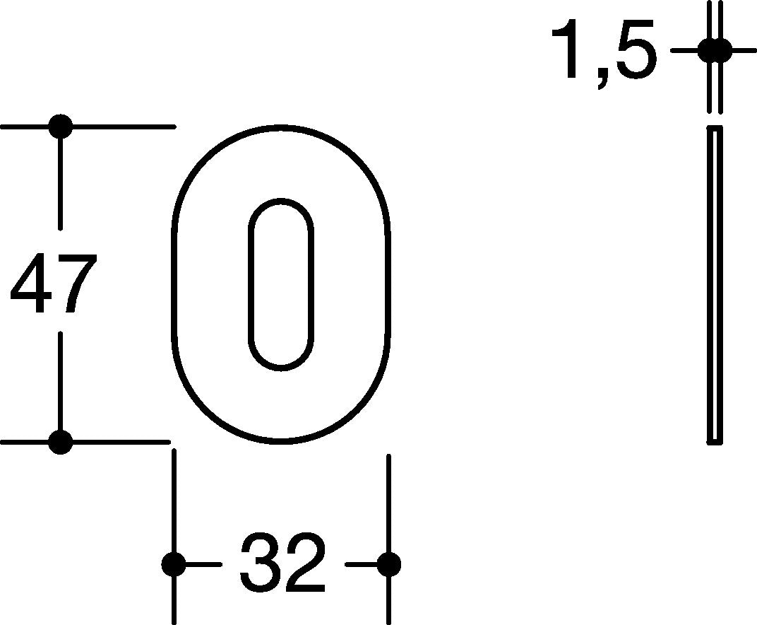 HEWI Schlüsselrosetten-Paar 306XAM aus Edelstahl matt, oval, selbstklebend, PZ