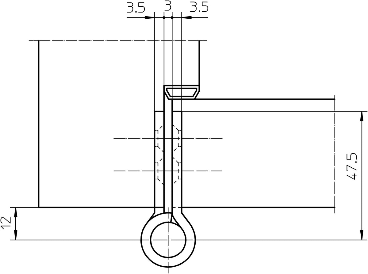 SIMONSWERK Objektband VARIANT VN 2929/100 – 100 kg, 20 mm, DIN L/R, matt vernickelt