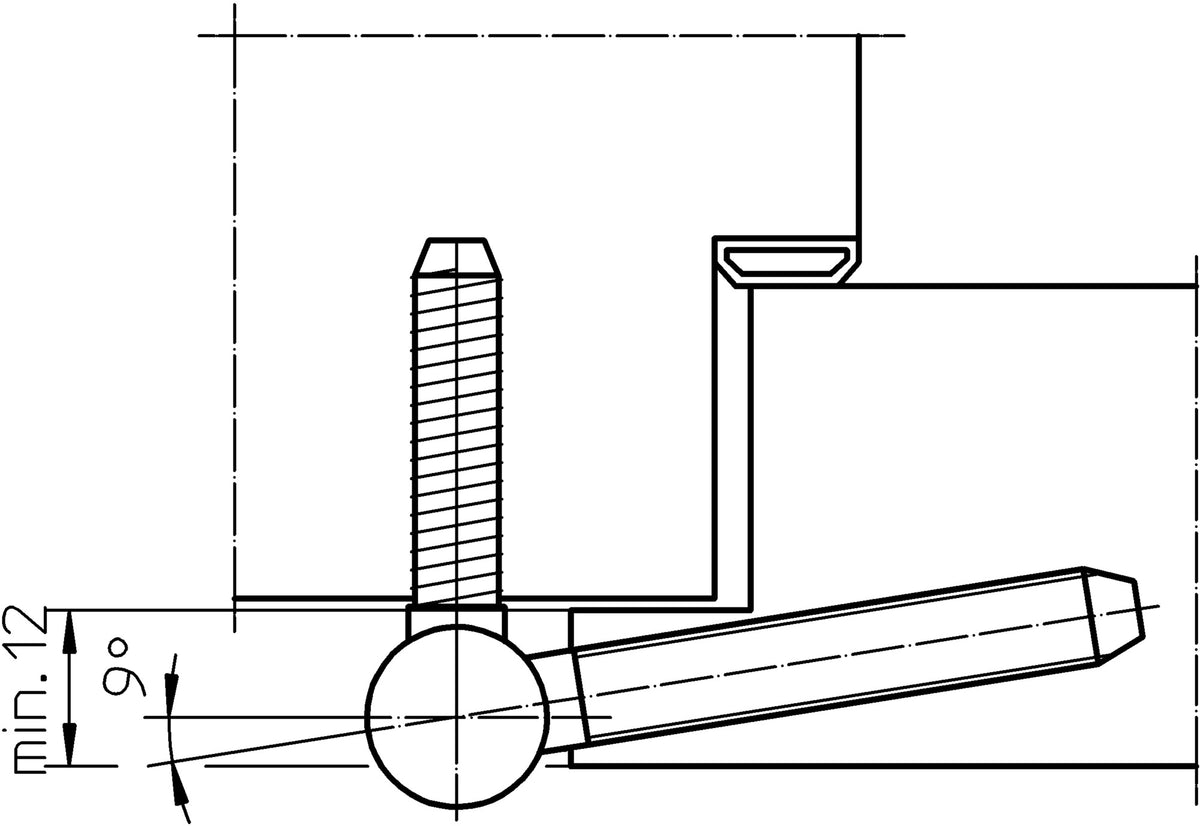 SIMONSWERK Einbohrband BAKA B 1-15 2-teilig topzink für Holztüren 40 kg DIN L/R