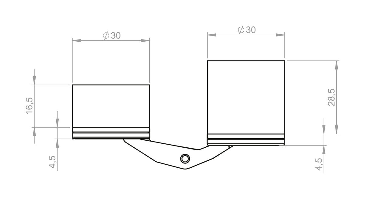 BSW Verdecktliegendes Objektband Hide 3D130-80, 80 kg, 180°, vernickelt glänzend