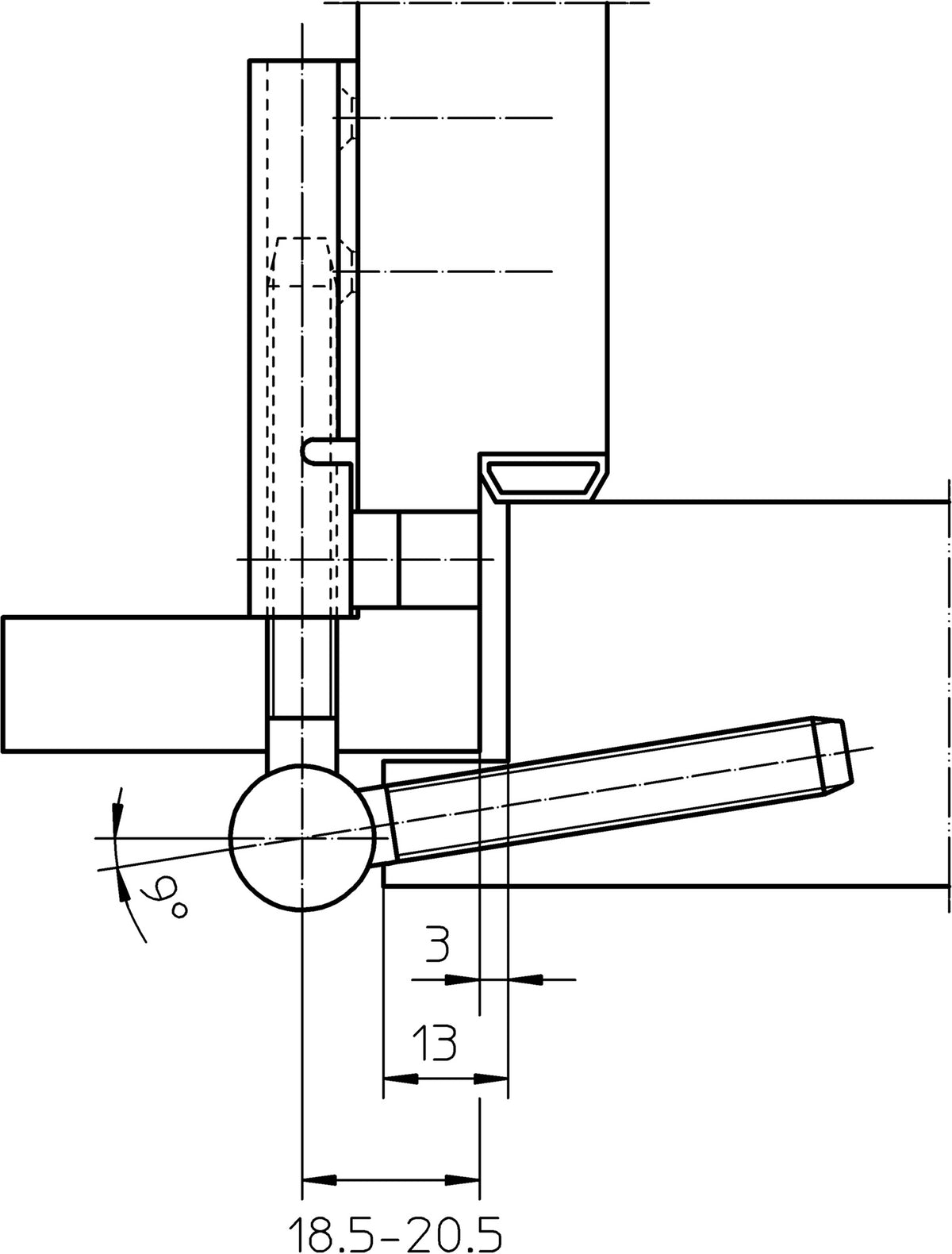 SIMONSWERK Flügelteil V 0026 WF 3-teilig vernickelt für gefälzte Türen bis 70 kg – 20 Stück