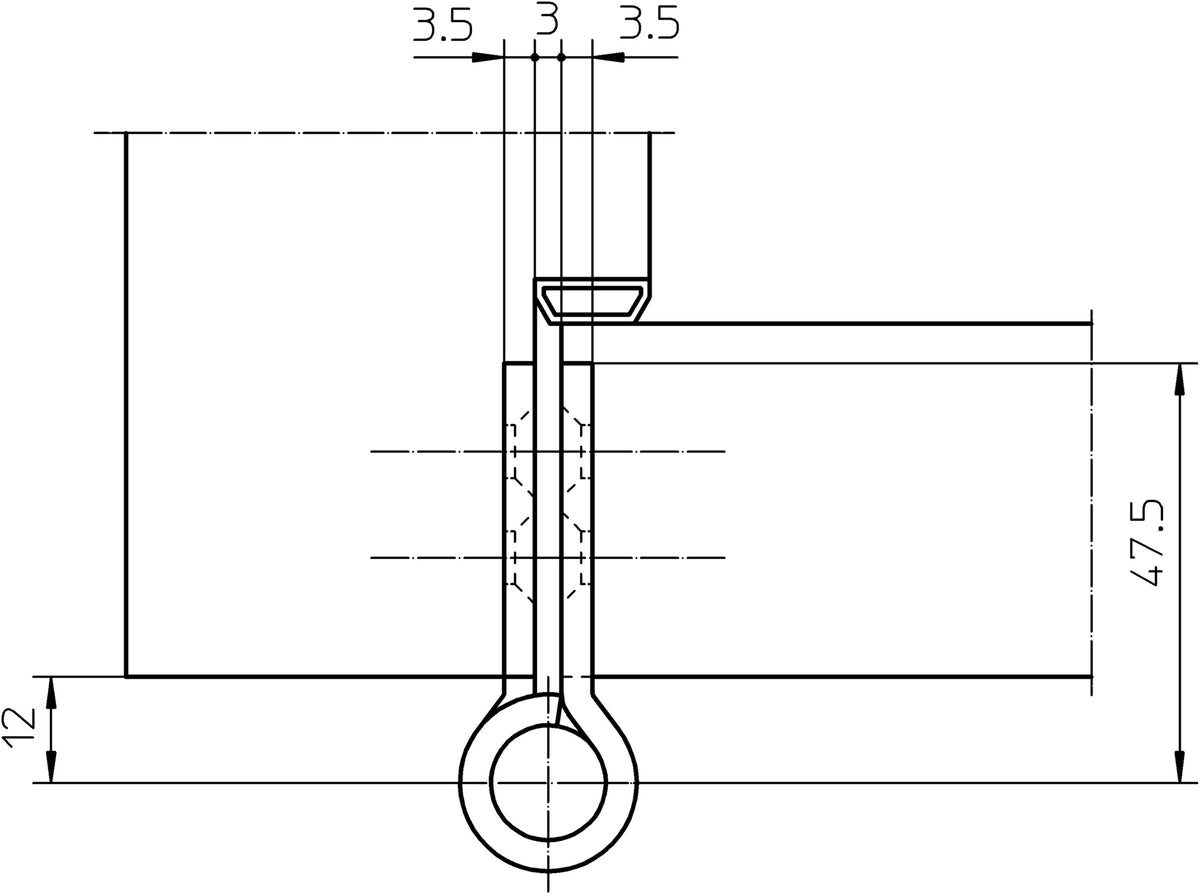 SIMONSWERK Objektband VARIANT VN 2929/100 – 100 kg, 20 mm, DIN L/R, matt vernickelt