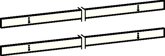 DORMAKABA Montageplatten-Set für Gleitschiene G-SR flach, weiß 9016, bandseitige Montage