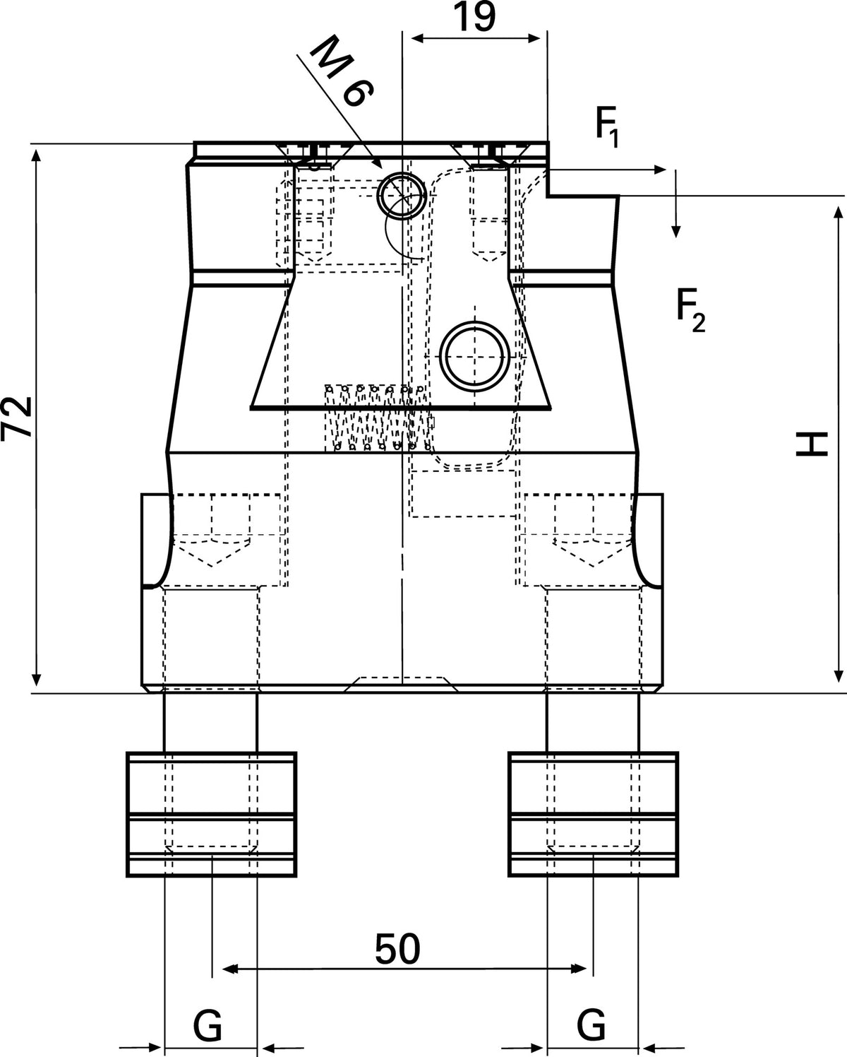 AMF Seitenspanner Nr. 6498 M16 x 18 mm – Mechanischer Spanner mit Niederzugeffekt