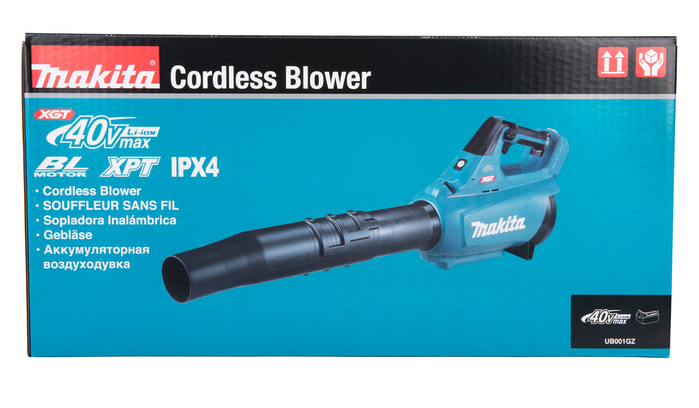 Makita Akku-Gebläse – kompakt, variabel & mit Boost-Modus - UB001GZ