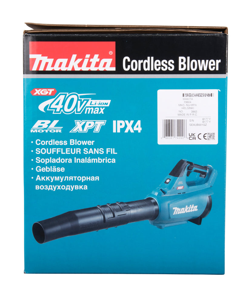 Makita Akku-Gebläse – kompakt, variabel & mit Boost-Modus - UB001GZ