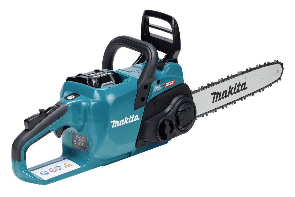 Makita Akku-Kettensäge – kraftvoll, leicht & mit werkzeuglosem Kettenwechsel - UC022GT101