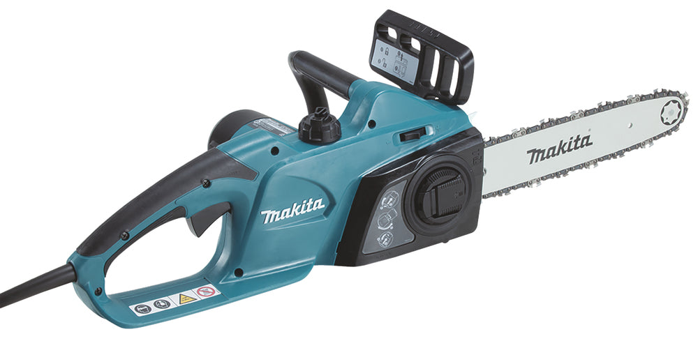 Makita Elektro-Kettensäge – 1.800 W, 35 cm Schwert, 14,5 m/s Kettengeschwindigkeit - UC3541A
