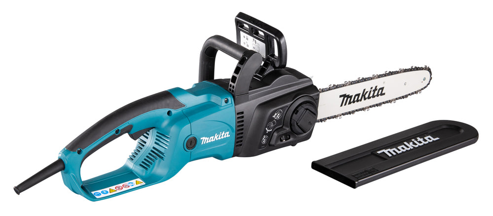 Makita Elektro-Kettensäge – 2.000 W, 35 cm Schwert, 14,5 m/s Kettengeschwindigkeit - UC3551A