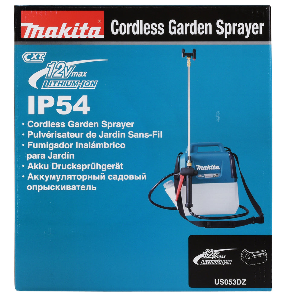 Makita Akku-Druckspritze 5,0 L – kompakt, leistungsstark & vielseitig - US053DZ