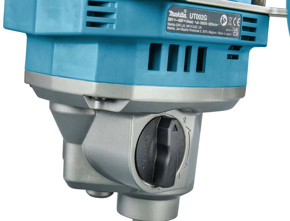 Makita Akku-Rührgerät – 2-Gang mit XPT, Konstantelektronik & Soft-Start - UT002GZ