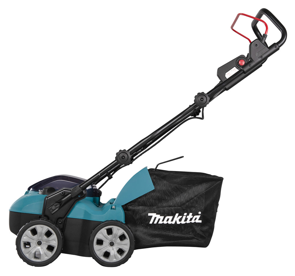 Makita Akku-Vertikutierer – 38 cm Arbeitsbreite, 50L Fangkorb & 2 Akku-Steckplätze - UV001GZ