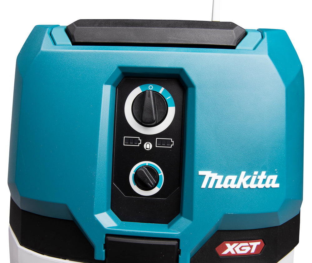 Makita Akku-Staubsauger Staubklasse L – 2 Akku-Steckplätze & Nass-/Trockenbetrieb - VC003GLZ