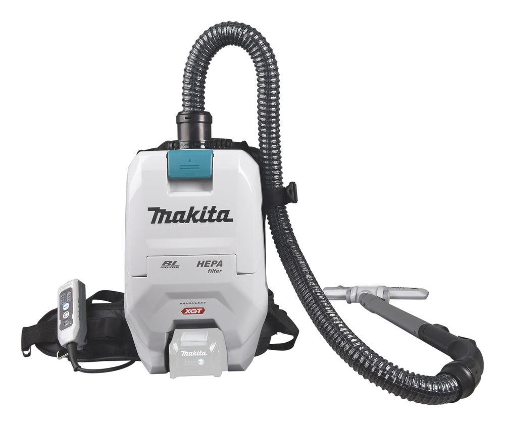 Makita Akku-Rucksackstaubsauger – 2L Behälter, HEPA-Filter & 4-stufige Saugkraft - VC008GZ