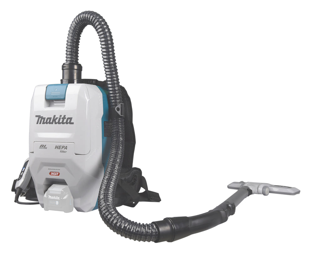 Makita Akku-Rucksackstaubsauger – 2L Behälter, HEPA-Filter & 4-stufige Saugkraft - VC008GZ