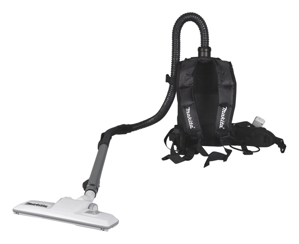 Makita Akku-Rucksackstaubsauger – 2L Behälter, HEPA-Filter & 4-stufige Saugkraft - VC008GZ