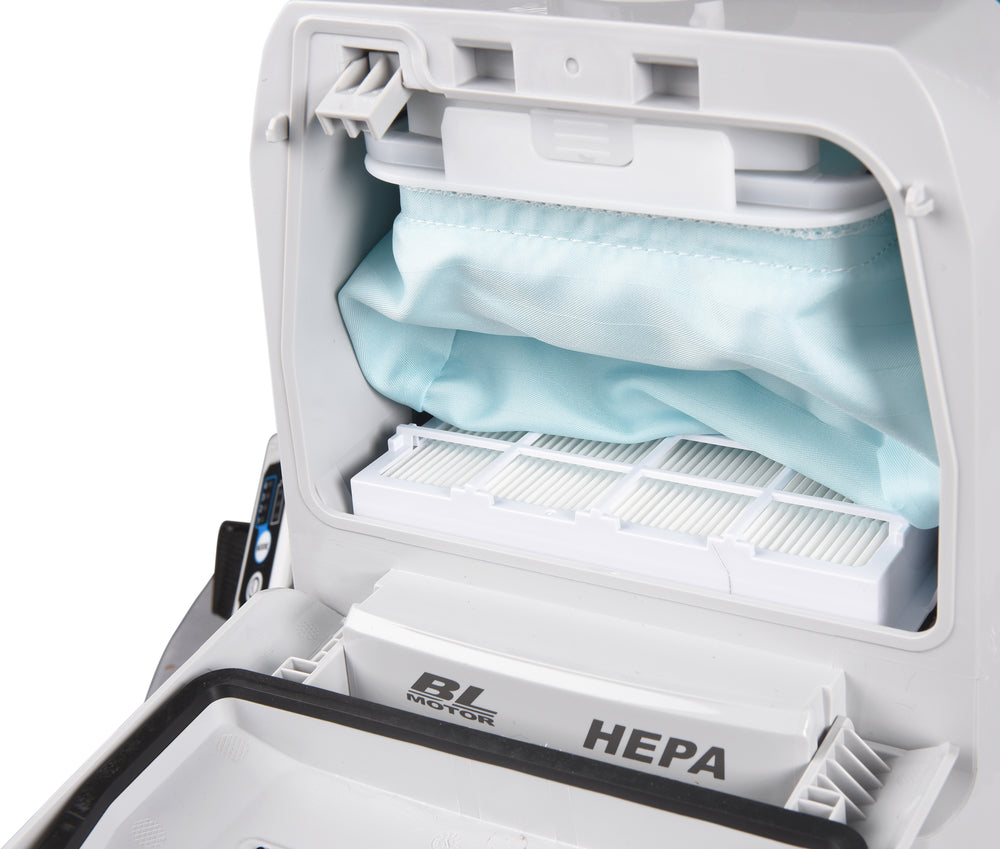 Makita Akku-Rucksackstaubsauger – 2L Behälter, HEPA-Filter & 4-stufige Saugkraft - VC008GZ