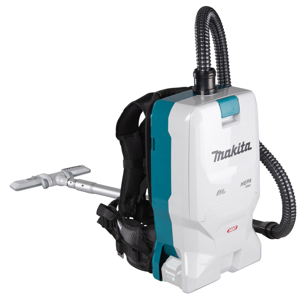 Makita Akku-Rucksackstaubsauger 40V – mit HEPA-Filter, 6L Staubsack & LED-Licht - VC011GZ