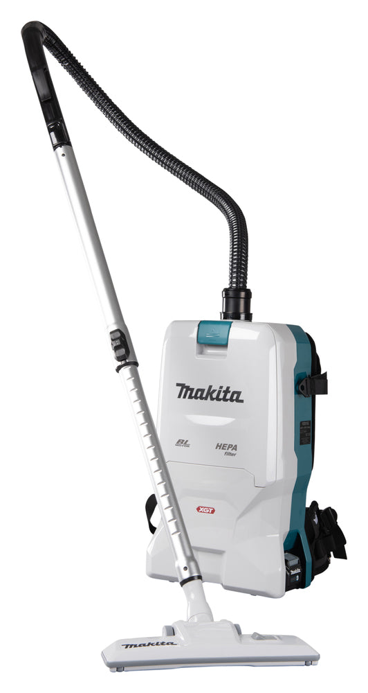Makita Akku-Rucksackstaubsauger 40V – mit HEPA-Filter, 6L Staubsack & LED-Licht - VC011GZ