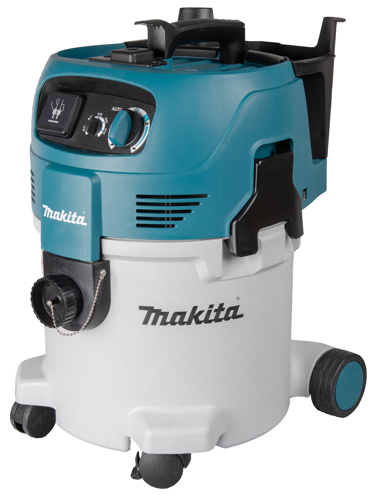 Makita Nass- und Trockensauger Staubklasse M – 30L Kunststofftank & Push-Clean-System - VC3012M