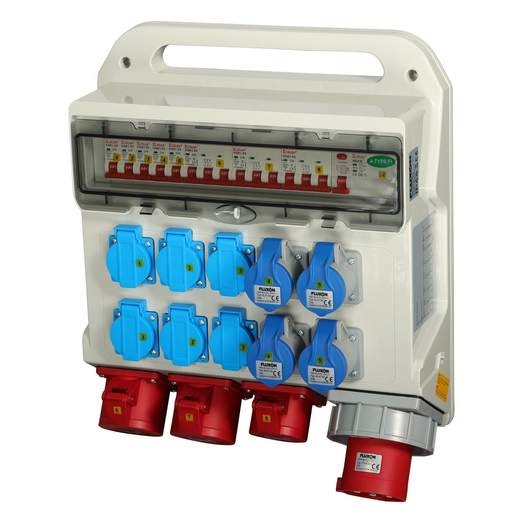 Fluxon Verteilerkasten 63A 400V / 230V – VD3263A