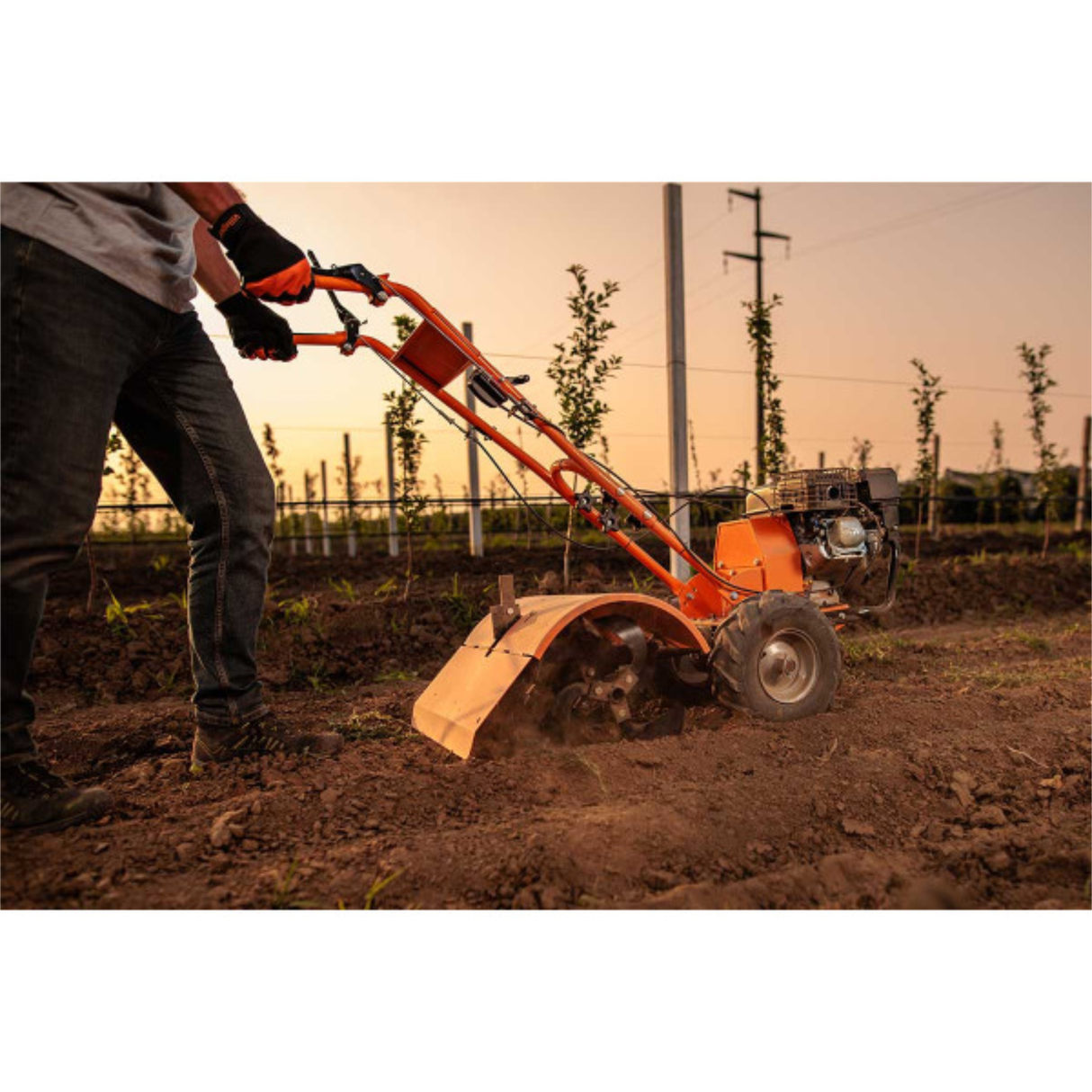 Villager VTB 4811 VC Benzin-Bodenfräse, 212 cm³, 48 cm Arbeitsbreite - VI-086619