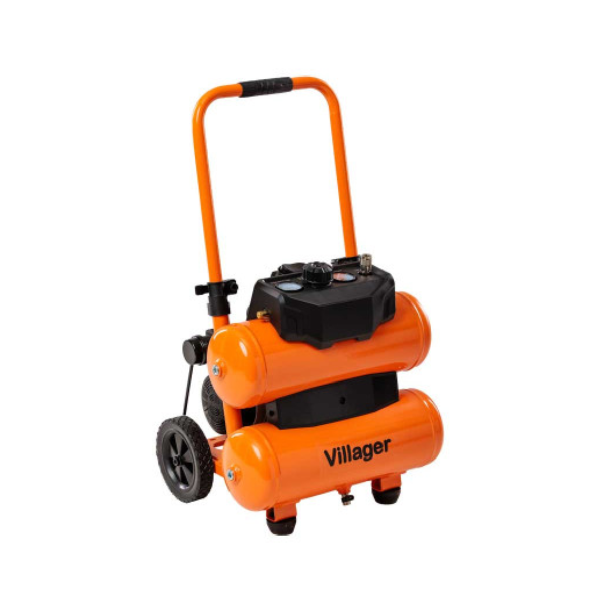 Villager Twin Tank Luftkompressor VAT DB 17 L - 800 W, 10 bar, kompakt & leistungsstark- VI-086722