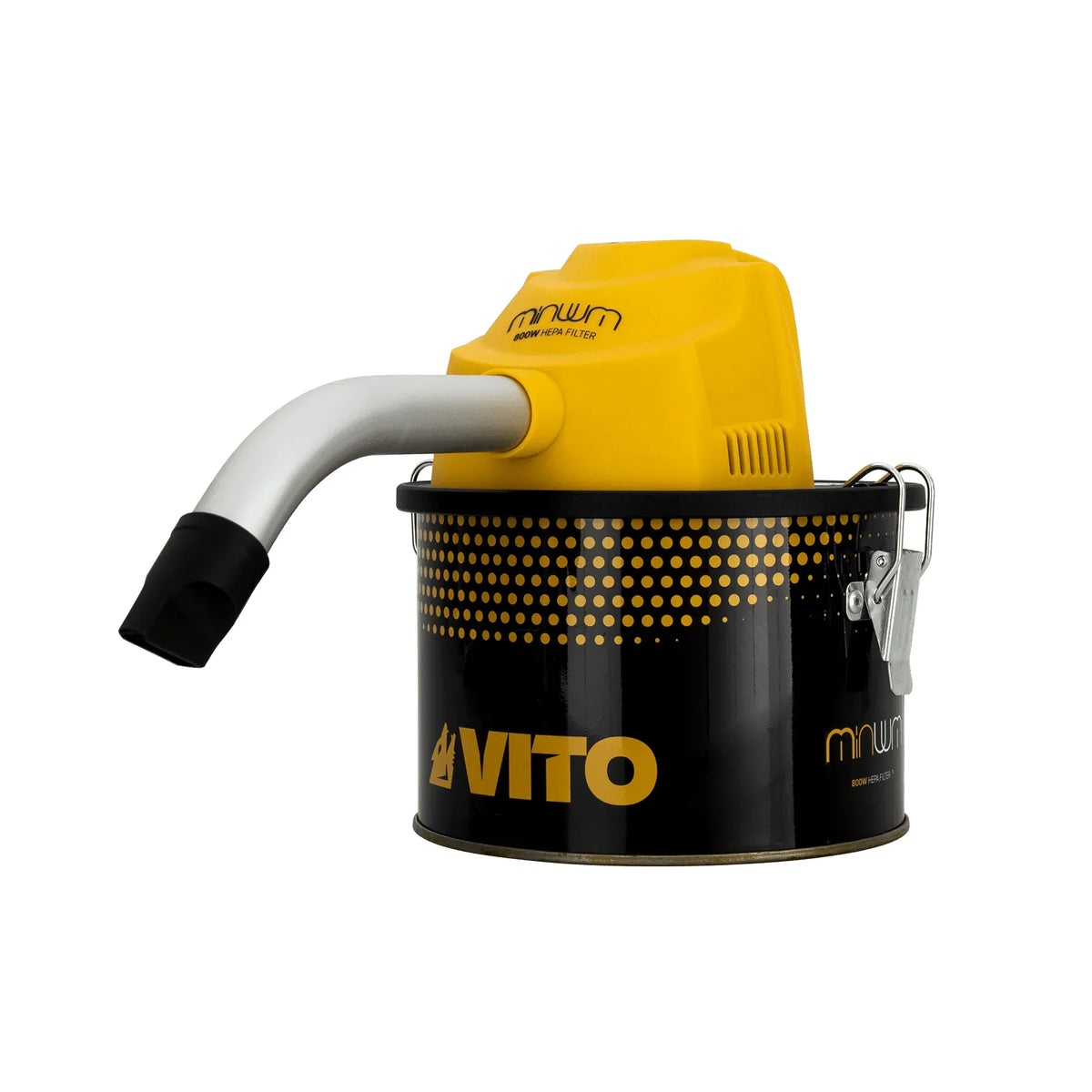 VITO Mini Staubsauger für Pellets - Mini Pellets Aschesauger 800w 4L bis 40°C - VIAC4