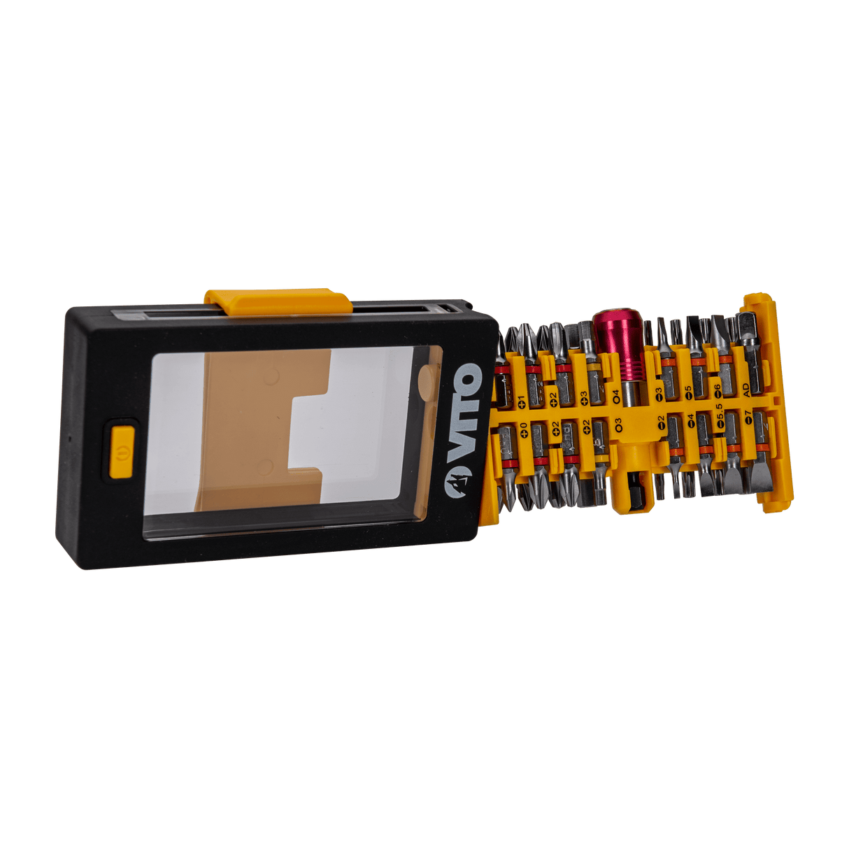 VITO Bit Sortiment - 33 Teile - magnetischer Bithalter und Adapter - VIB33