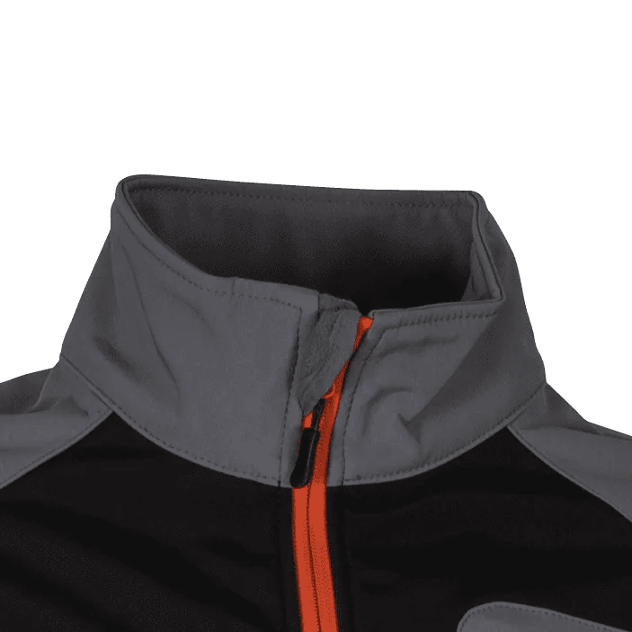 VITO Wasserdichte Outdoor-Arbeitsjacke - Modell: FOG - Polarjacke für niedrige Temperaturen - Schutz vor Regen und Schnee - mit 3 Fronttaschen, Reißverschluss, hoher Kragen, verstärkte Nähe - Security - Tools.de TP Profishop GmbH