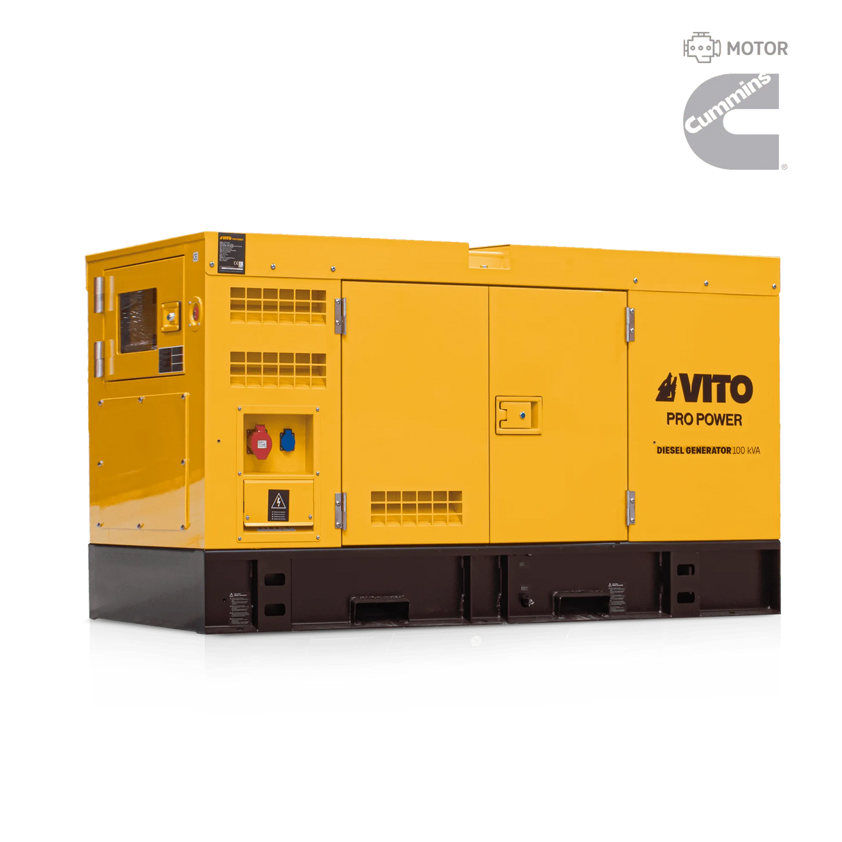VITO Dieselgenerator VIGD100ST – 110 kVA, 3 Phasen, 400v, Silent Diesel Stromerzeuger