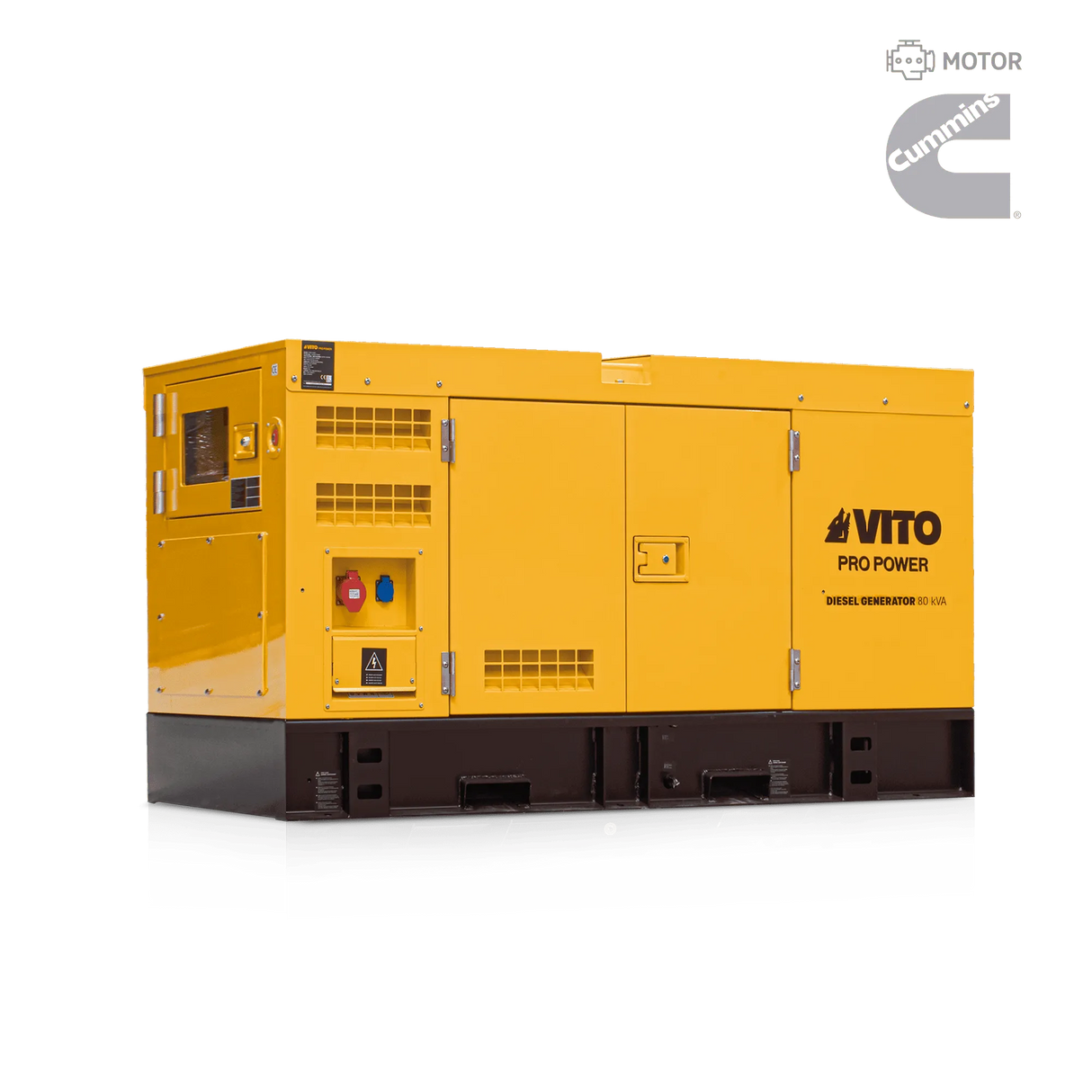 VITO Dieselgenerator VIGD80ST – 88 kVA, 3 Phasen, 400V, Silent Diesel Stromerzeuger