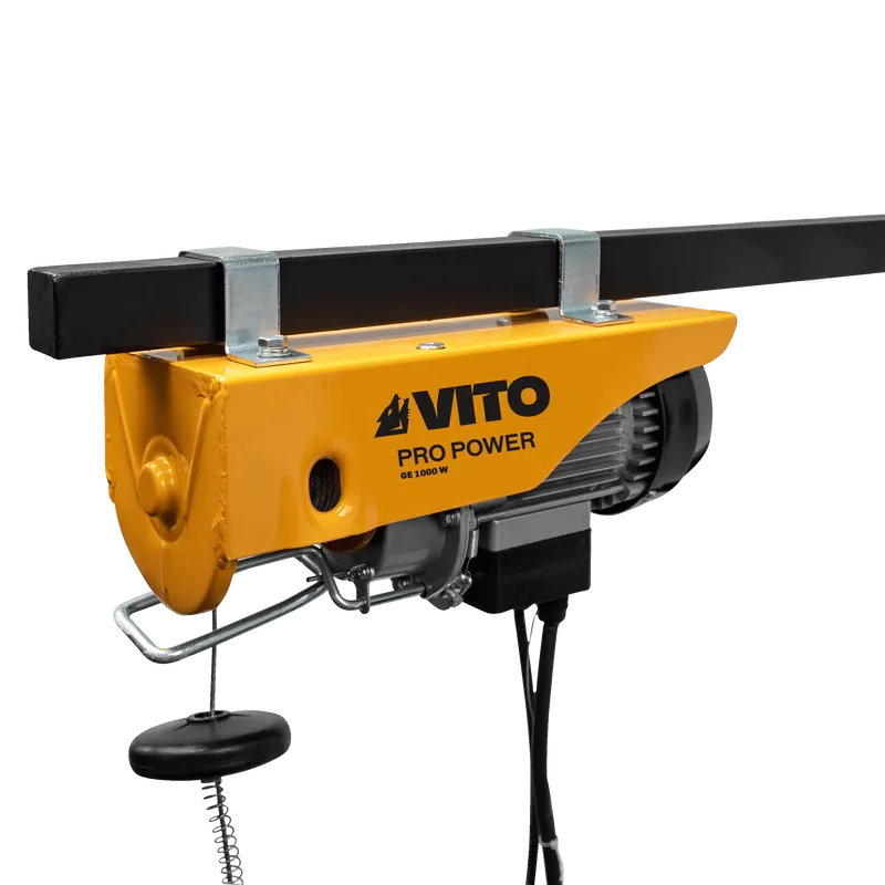 VITO Elektrische Seilwinde 250/500 kg - Flaschenzug Kran Seilzug - VIGE1000