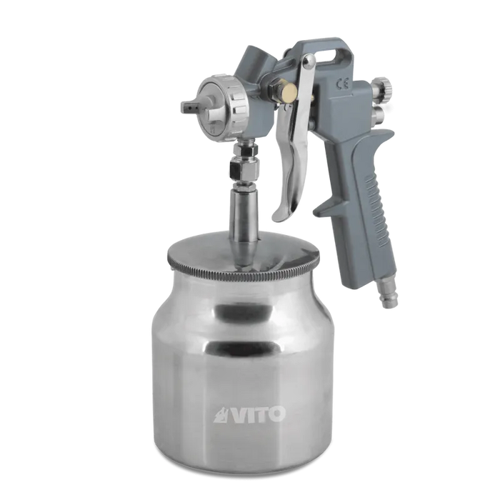 VITO Druckluftset - 5 Teile - Füllpistole mit Manometer