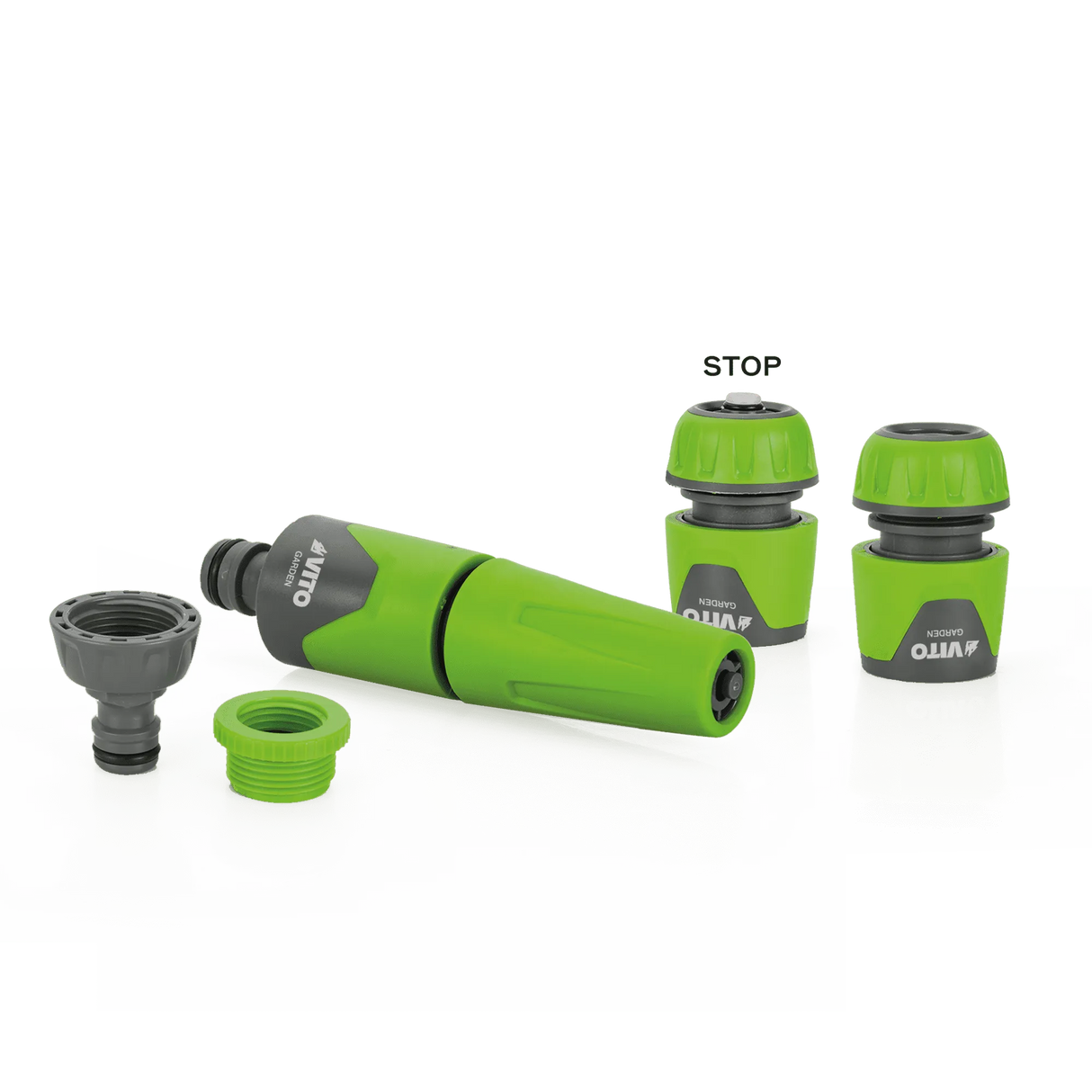 VITO Gartenschlauch-Adapter Set - Schlauchkupplungen Set 5-teilig - VIKR1B