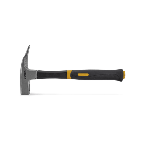 VITO Dachdeckerhammer mit Fiberglasstiel und magnetischem Nagelhalter VIMCOF