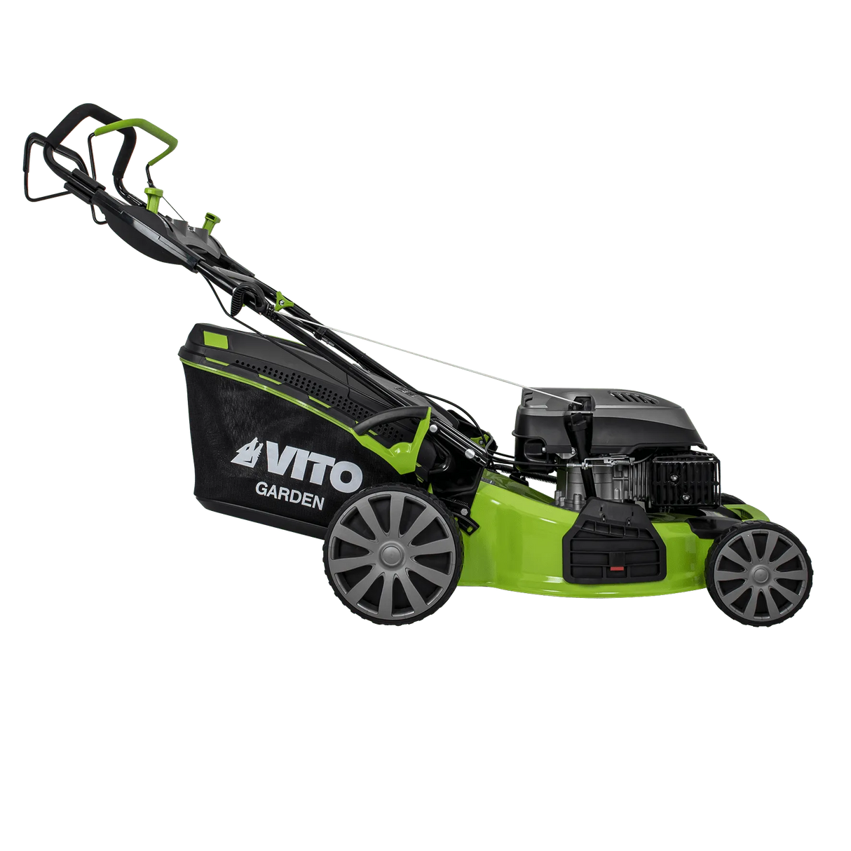 VITO Benzin Rasenmäher mit Antrieb - Test 1.5 Oberklasse Rasenmäher, Nass- & Trockenschnitt - 6,5PS