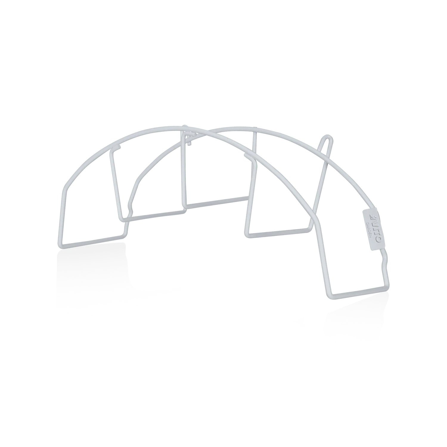 VITO Handmade Schlauchhalter Nr. 0 aus Edelstahl weiß lackiert - Abmessung: 550 mm - VISMP0