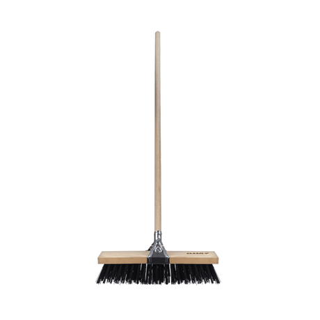 VITO Straßenbesen 50cm mit Holzstiel 120cm - PVC-Borsten - VIVE50