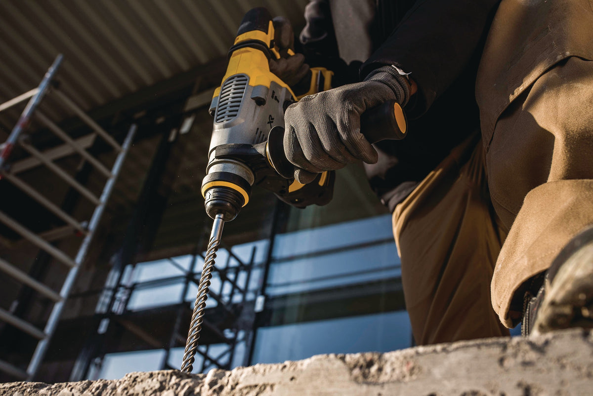 TECWERK Hammerbohrer Multicutter 4 SDS-plus Ø5,0 mm – 4 Hartmetallschneiden für Beton & Armierung