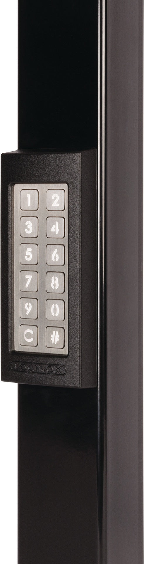 LOCINOX Zugangs-Tastatur Slimstone-2 Codetastatur IP65 Aufputz schwarz/silber