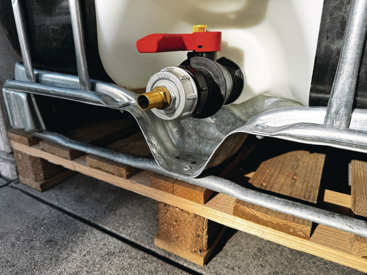 GEKA IBC Adapter Set S60x1/3 Schlauchverschraubung 3/4" IG mit Tülle – 6 Stück